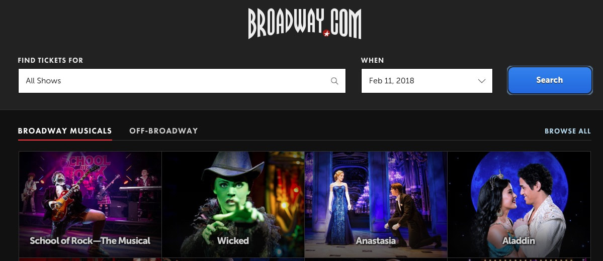 Broadway dot com image